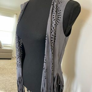 Gray vest